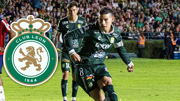 Mira la razón de las recientes ausencias de James Rodríguez Foto: Escudoteca y Club León