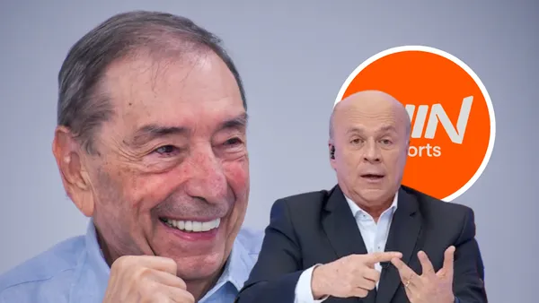 Mira lo que el periodista le dijo al dirigente del Junior de Barranquilla Foto: X, Caprtura de Win Sports