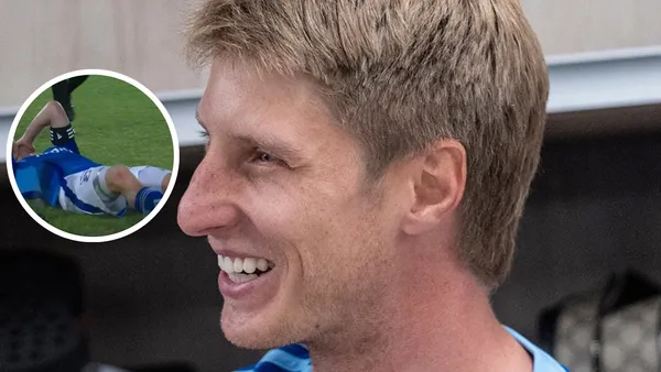 Mira lo que hizo Andrés Llinás que sorprendió a todos en Millonarios Foto: Captura de Win Sports y MFC