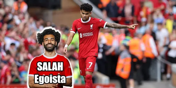 Mohamed Salah sigue siendo egoísta en las acciones de juego con Luis Díaz.