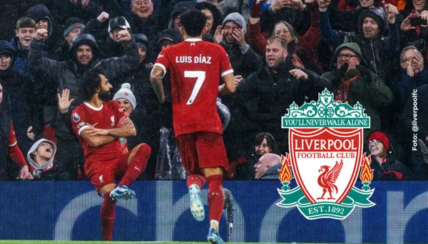 Mohamed Salah y Luis Díaz en Liverpool- Fotos; Pinterest y RCN