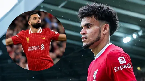 Mohamed Salah y Luis Díaz. Foto: redes de Mohamed Salah y Luis Díaz.