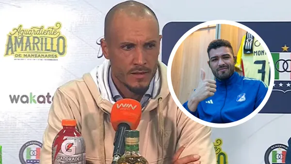 Montero y González vivieron un incidente con un policía y podrían enfrentar sanciones. Foto: MFC y captura de Dimayor