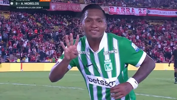 Morelos salva a Atlético Nacional