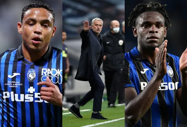 Mourinho sorprendió a Zapata y a Muriel en la Serie A de Italia al neutralizarlos solo con un movimiento táctico y adicional a ello ganó por goleada contra el Atalanta.
