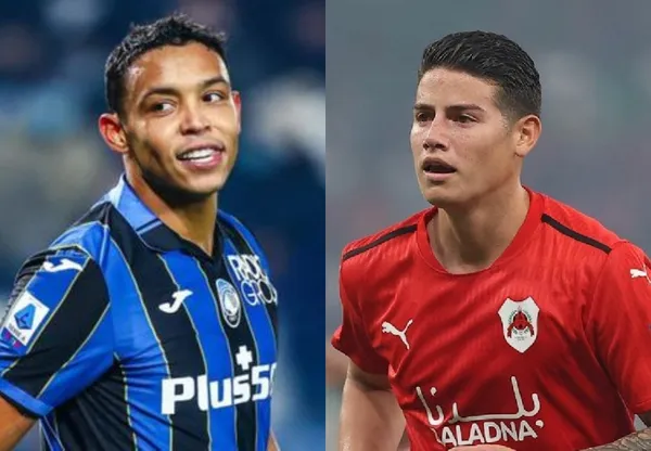 Muriel y Rodríguez manejan dos de los salarios más altos de los colombianos en el viejo continente.