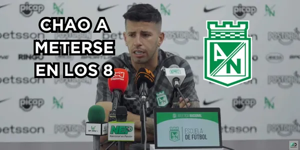 Nacional está lejos de los 8. Foto tomada de rueda de prensa Nacional en YouTube.