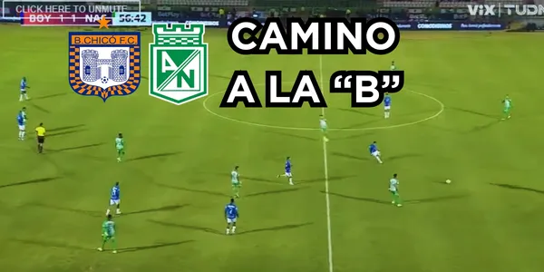 Nacional muy mal en Tunja. Foto tomada de captura de pantalla Win Sports.