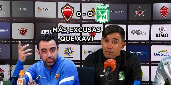 Nacional no pudo ganarle a Patriotas. Foto captura de pantalla rueda de prensa DIMAYOR y Sport.es