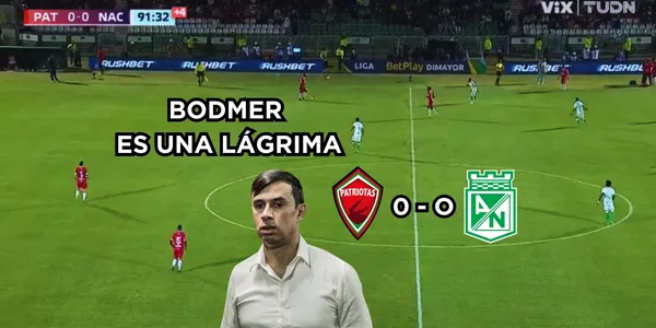 Nacional no pudo superar a Patriotas. Foto captura de pantalla de Win Sports y Gol Caracol.