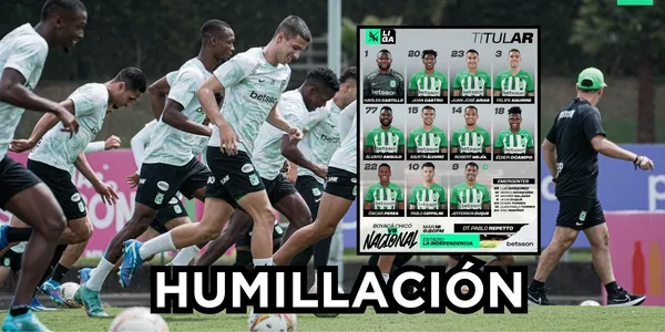 Nacional sigue dando malas noticias. Fotos tomadas de Twitter @nacionaloficial