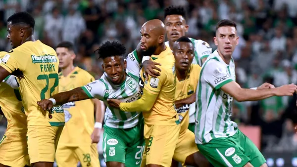¡Nacional y Bucaramanga dejaron el alma en la cancha! El clásico terminó en empate. Foto: Instagram