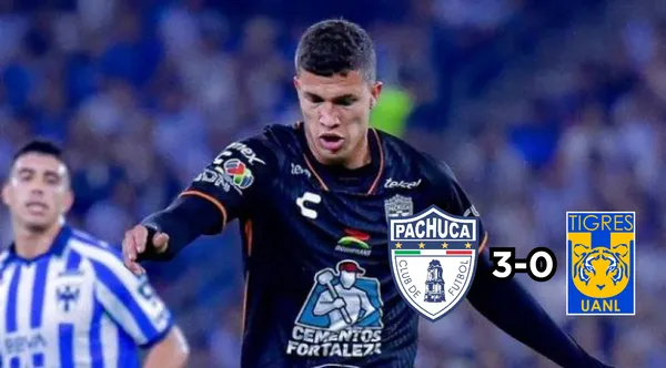 Nelson Deossa con la camiseta de Pachuca de México. FOTO: Futbolred