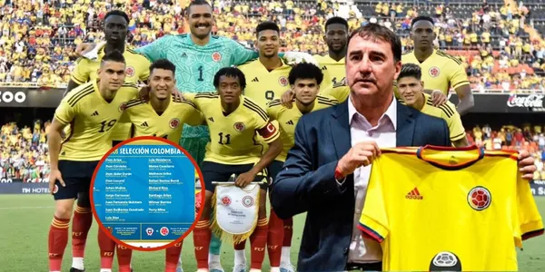 Néstor Lorenzo dio a conocer la lista de convocados de la Selección Colombia para enfrentar a Venezuela y Chile