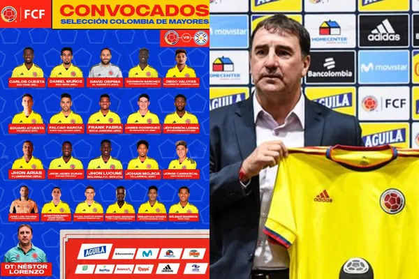 Néstor Lorenzo dio a conocer a sus convocados a la Selección Colombia para un juego amistoso y hay un jugador que genera dudas, incluso otros.