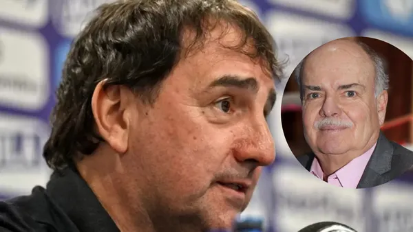 Néstor Lorenzo e Iván Mejía quién le dejó un picante comentario en redes Foto: FCF e Iván Mejía