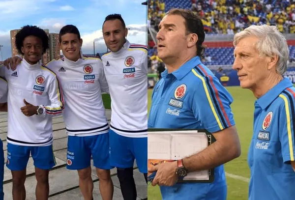 Néstor Lorenzo estaría en una encrucijada en la Selección Colombia con los jugadores Juan Guillermo Cuadrado, James Rodríguez y David Ospina.