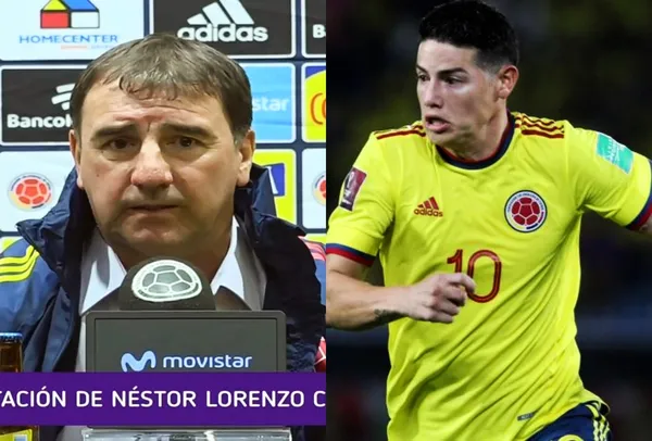 Néstor Lorenzo fue presentado como nuevo entrenador de la Selección Colombia de manera oficial y habló sobre James Rodríguez.