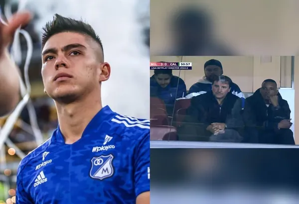 Néstor Lorenzo fue a ver en vivo y directo como juega Daniel Ruiz con Millonarios FC.