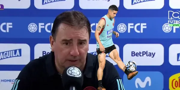 Néstor Lorenzo habló sobre James Rodríguez en la Selección Colombia antes de enfrentar a la Selección Uruguay.