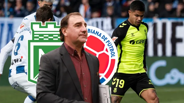 Néstor Lorenzo y Juan Camilo Hernández Foto: FCF, Escudoteca y Real Betis