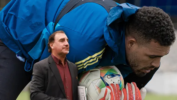 Néstor Lorenzo y la decisión que debe tomar con Álvaro Montero Foto: MFC, FCF