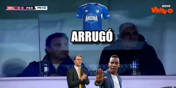 Néstor Lorenzo y Luis Amaranto Perea estuvieron presentes en el juego de Millonarios FC contra Deportivo Pereira en El Campín.