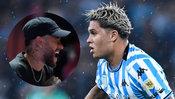 Neymar y Juanfer Quintero. Foto: redes de Neymar y Juanfer Quintero.