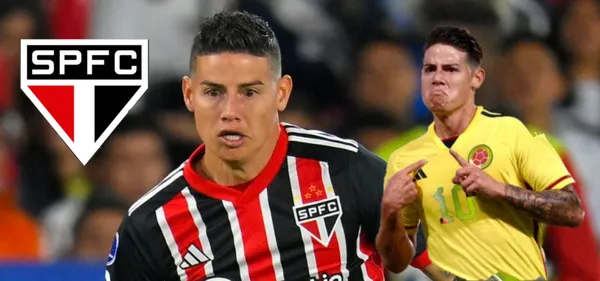 Ni en Colombia lo hizo, así se humilló James Rodríguez ante Sao Paulo de Brasil