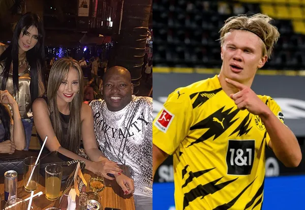 Ni Faustino Asprilla llegó a tanto, se filtraron fotos y vídeos de la alocada fiesta de despedida de Erling Haaland en Alemania.