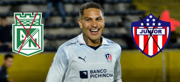 Ni Junior ni Nacional, el grande de Colombia que podría fichar a Paolo Guerrero