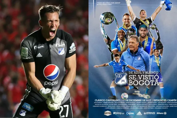 Nicolás Vikonis le mandó un mensaje a Millonarios FC por la celebración de la última estrella donde casualmente él estuvo.