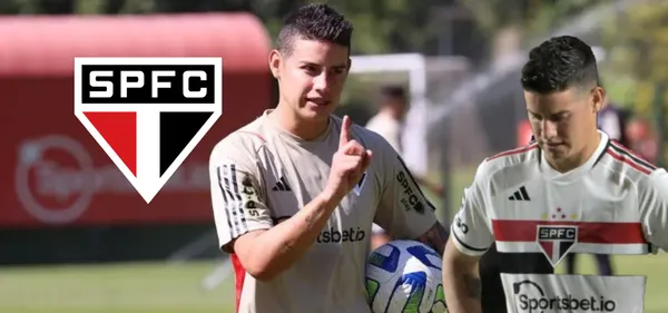 No aprende James Rodríguez y así quedó en vergüenza con el Sao Paulo de Brasil