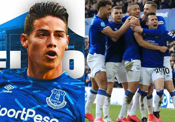 No fue Yerry Mina, otro jugador reaccionó a la llegada de James Rodríguez al Everton, esto fue lo que hizo y así está el ambiente el club.