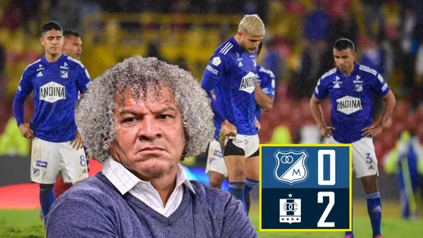 No hacen gol ni al arcoíris y la reacción de Gamero tras derrota de Millonarios