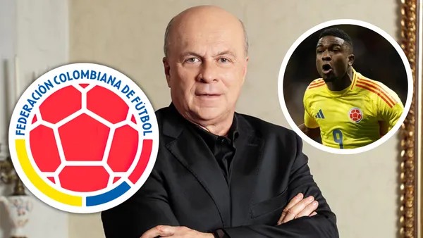 No le gustó nada: así reaccionó Vélez al reemplazo de Jhon Córdoba en Colombia Foto: Escudoteca, CAV y FCF