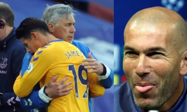 No paran los desprecios de Zinedine Zidane en contra de James Rodríguez pese a que el delantero ya está en el Everton.