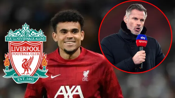 No paran los elogios, lo que dijo Jamie Carragher de Luis Díaz crack en Liverpool