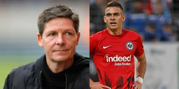 Oliver Glasner es el entrenador de Rafael Santos Borré en el Eintracht Frankfurt de Alemania.