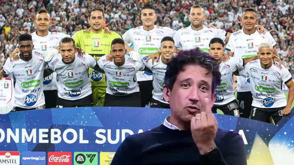 Once Caldas cayó en Brasil y enfrentará a un “comodín” en Sudamericana Foto: Captura de ESPN y Once Caldas DAF