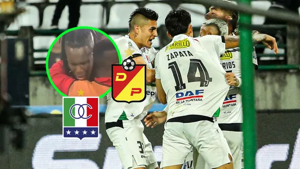 Once Caldas vs Deportivo Pereira Foto: Once Caldas DAF y Captura de X