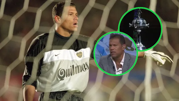 Óscar Córdoba Foto: Conmebol, Boca Juniors y Captura de X Espn