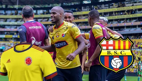 Óscar Estupiñán en Barcelona SC- Fotos: El Universal, Pinterest