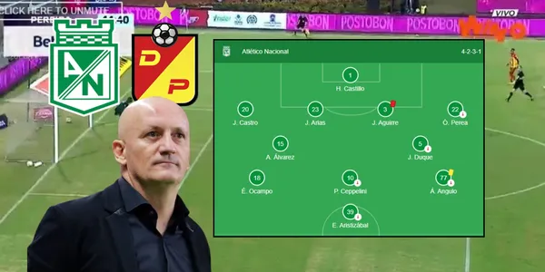 Óscar Perea y Álvaro Angulo no dieron la talla en Atlético Nacional Vs Deportivo Pereira