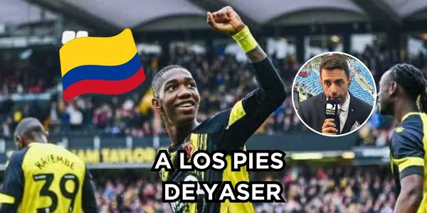 Pablo Giralt con importante elogio para el colombiano Yaser Asprilla.