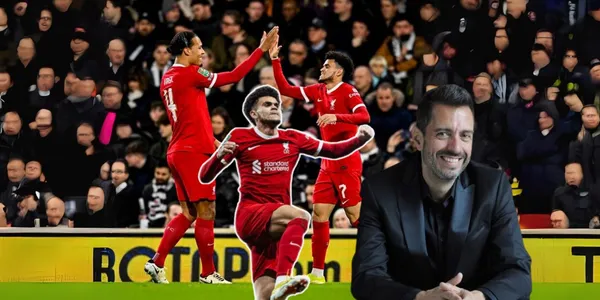 Pablo Giralt no paró de elogiar a Luis Díaz en el Liverpool de Inglaterra.