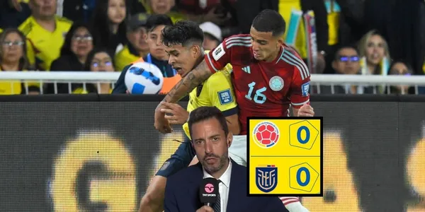 Pablo Giralt reaccionó al partido entre Colombia contra Ecuador.