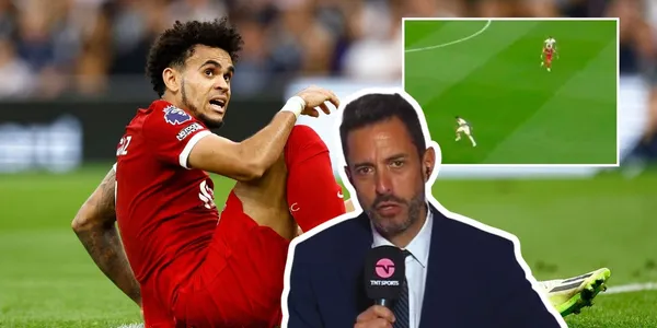 Pablo Giralt reaccionó tras el gol que le robaron a Luis Díaz en el Liverpool de Inglaterra.