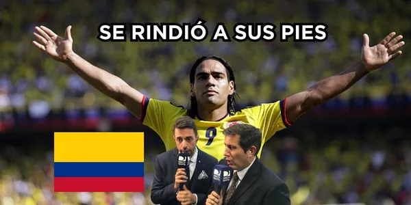 Pablo Giralt se rindió a los pies de Radamel Falcao.