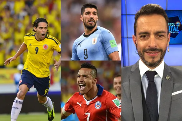 Pablo Giralt sorprendió en las redes sociales al hacer una encuesta y una comparativa con Radamel Falcao, Alexis Sánchez y Luis Suárez.